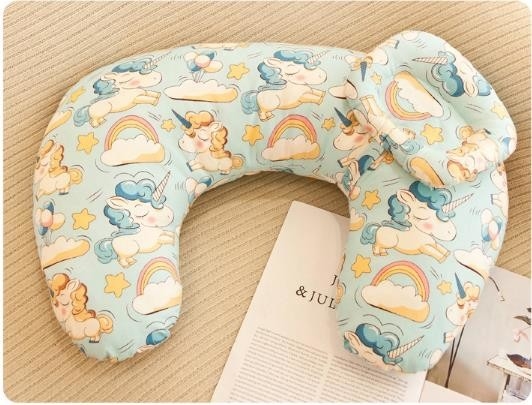 U Shaped 10cm Thick Breastfeeding Support Pillow For Moms And Babies