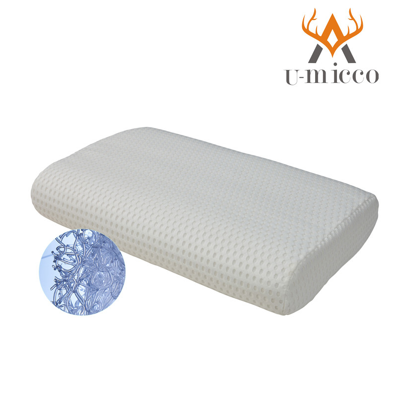 Breathable U-micco POE Adult Pillow Bed Pillow With 3D Mesh Cover