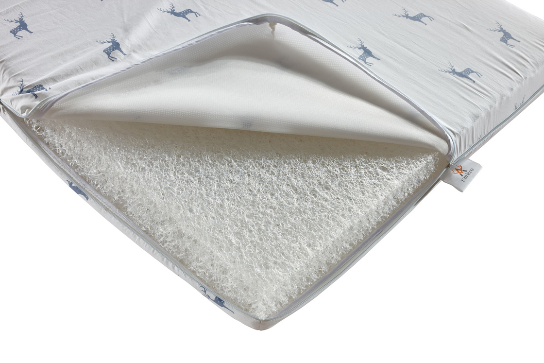 SGS Air Fiber Breathable POE Mattress For Crib 130*70*12cm